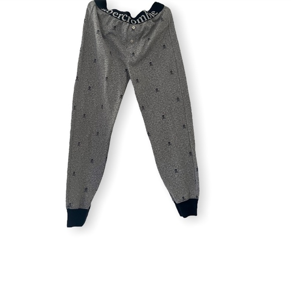 abercrombie kids boys skull grey pajama pants - Picture 1 of 5
